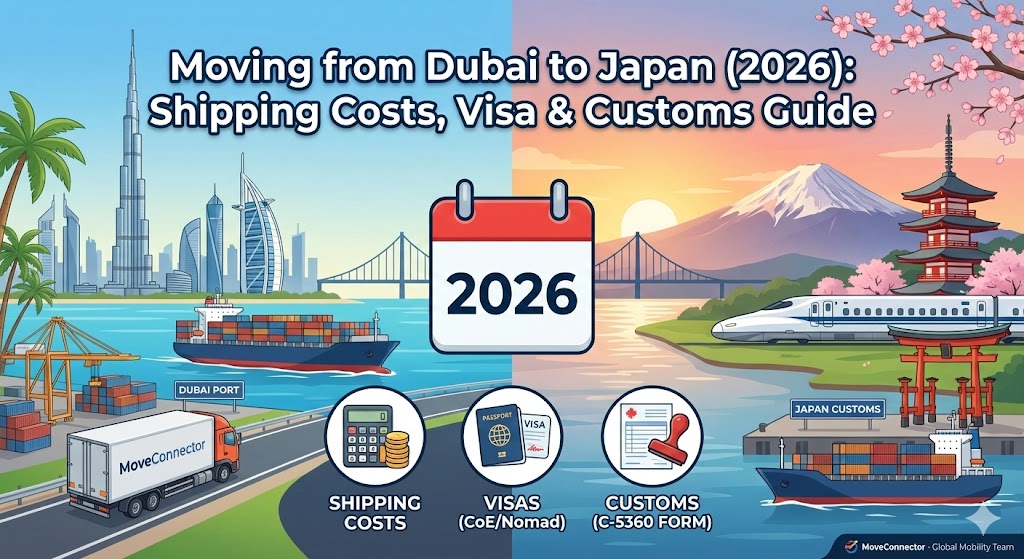 Moving from UAE to Japan