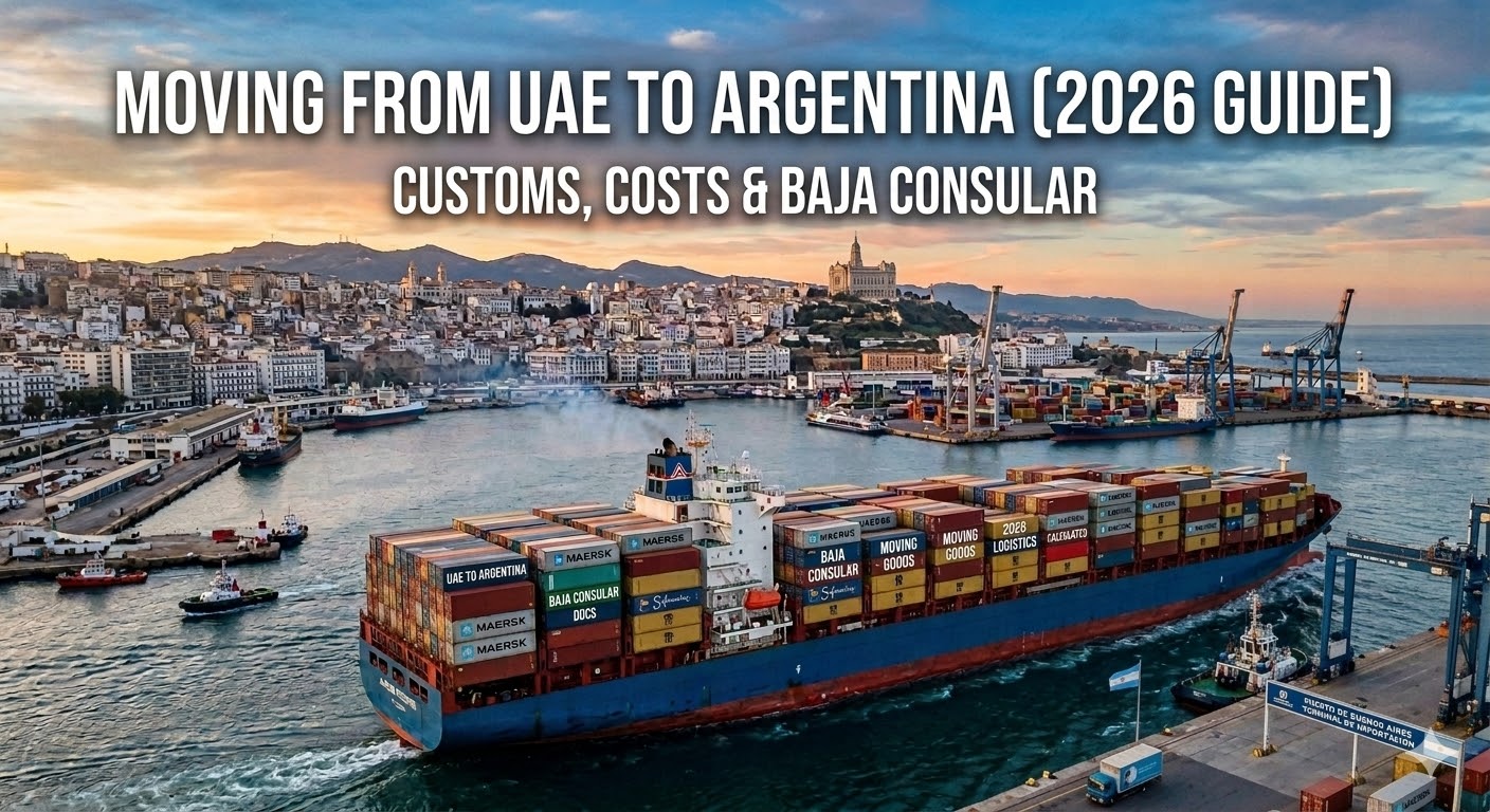 The colorful buildings of Caminito in Buenos Aires, Argentina, representing a relocation from the UAE.